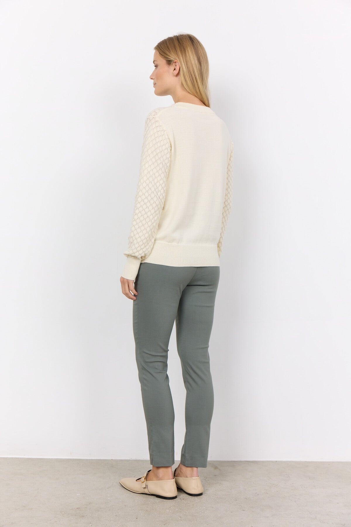 SC-AMELA 1 Pullover Creme