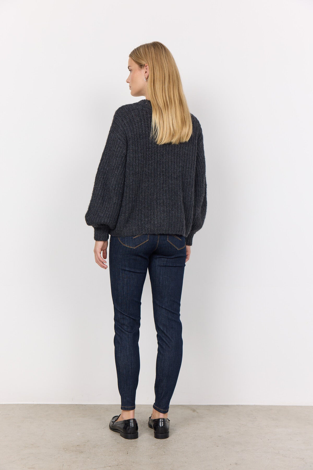 SC-GUNNA 8 Cardigan Dunkelgrau