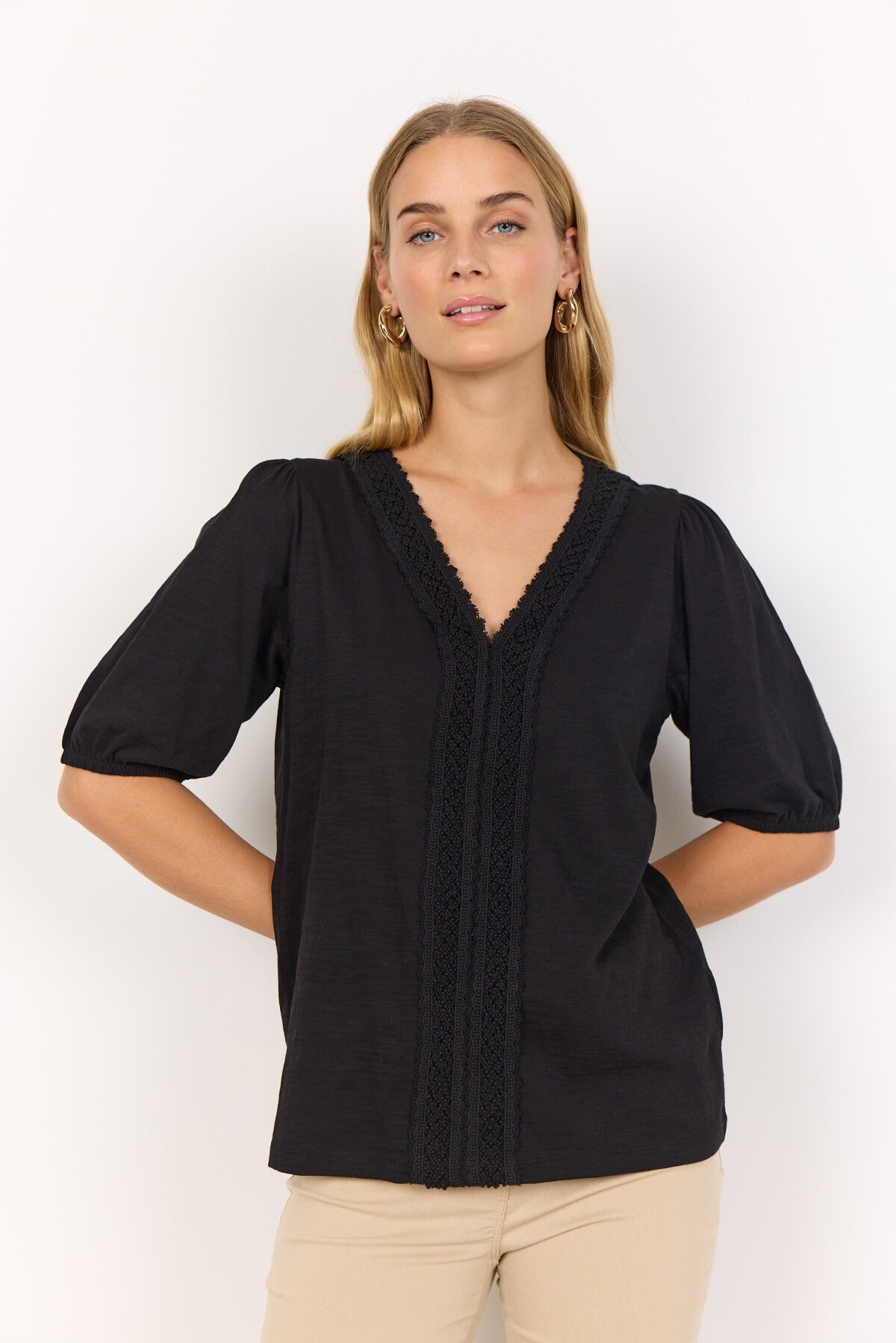 SC-BABETTE 67 Bluse Schwarz