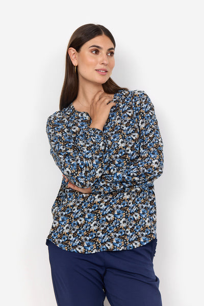 SC-OLIN 1 Bluse Hellblau