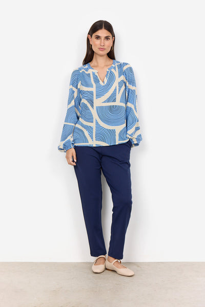 SC-OLIVERA 1 Bluse Hellblau