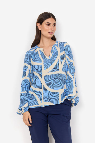 SC-OLIVERA 1 Bluse Hellblau