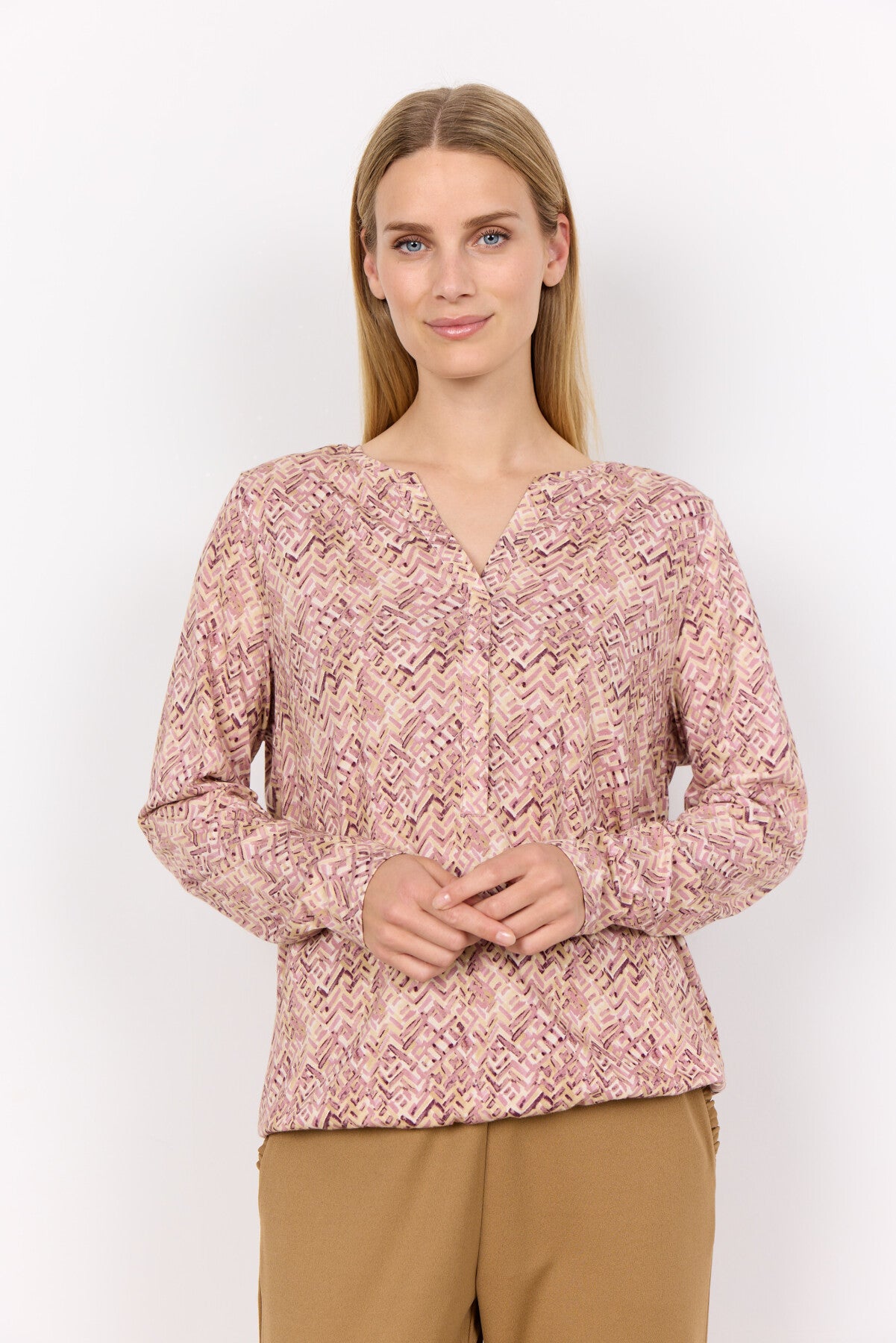 SC-FELICITY AOP 477 T-shirt Rosa