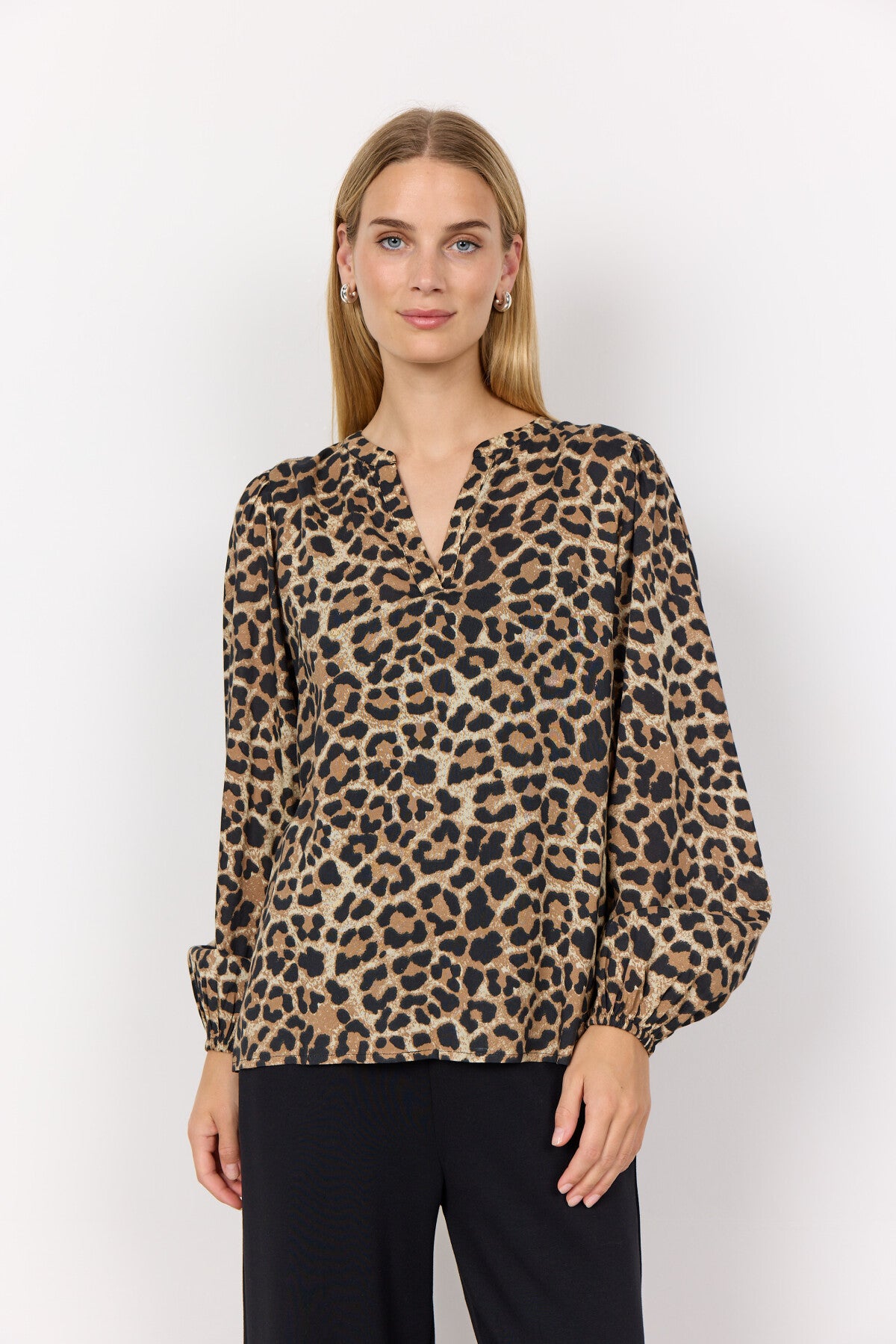 SC-FLAVIA 4 Bluse Camel