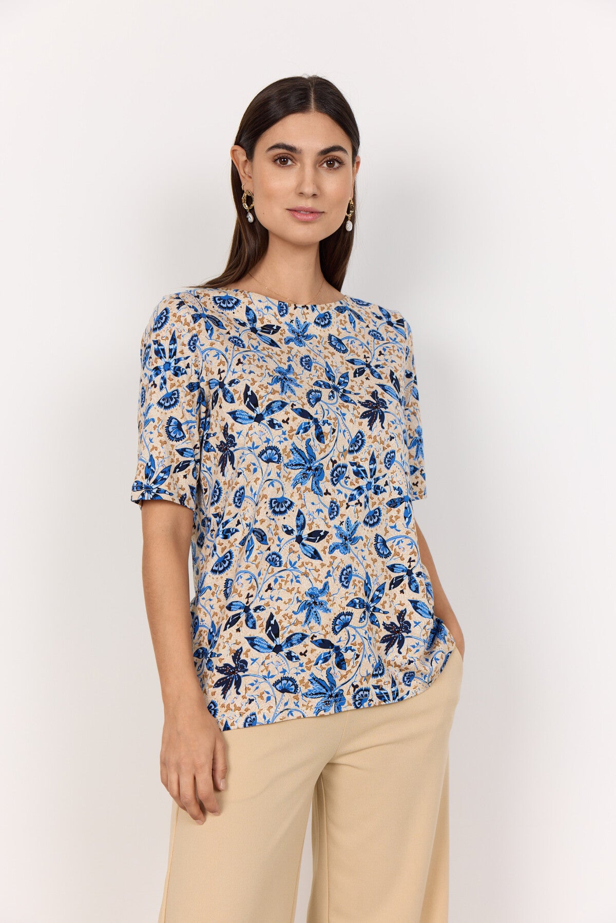 SC-FELICITY AOP 497 T-shirt Hellblau