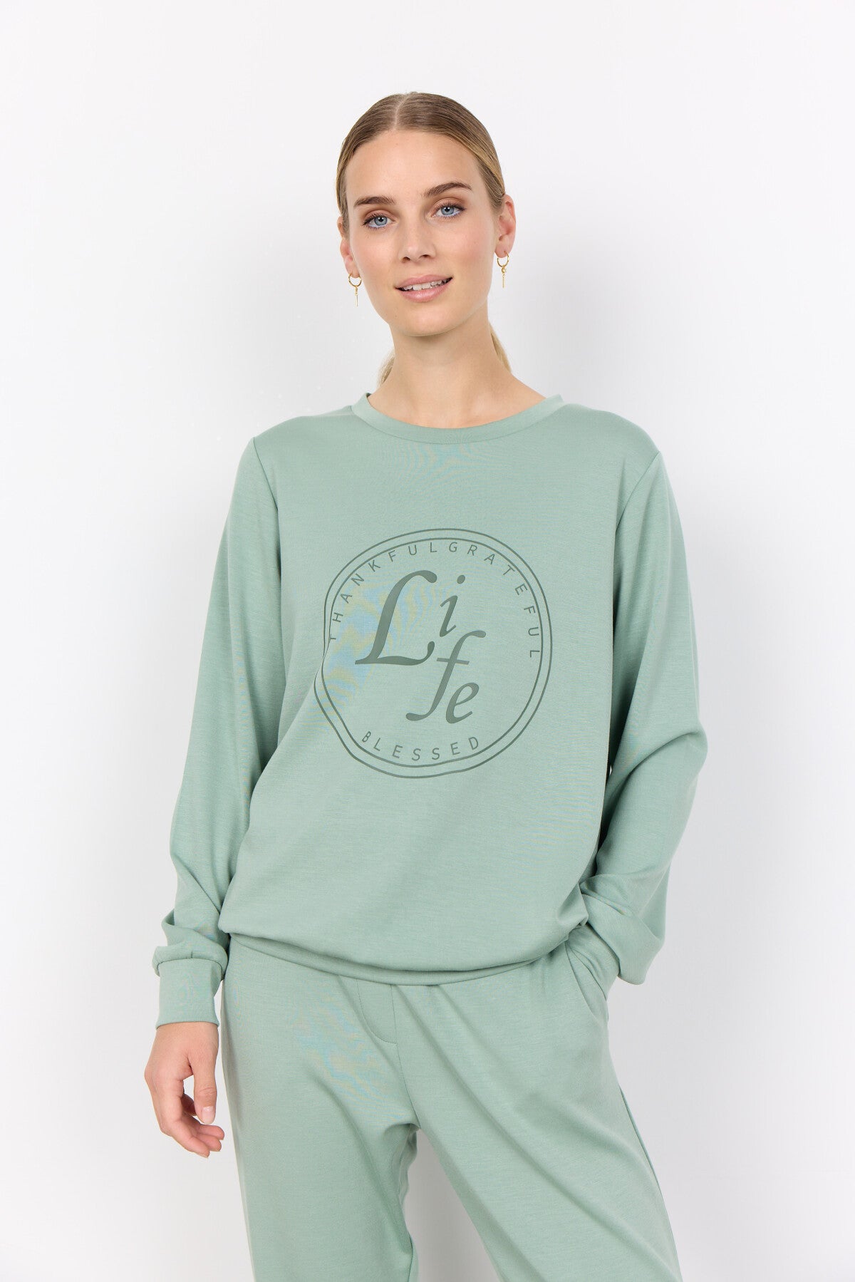 SC-BANU 210 Sweatshirt Hellgrün