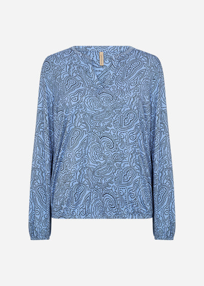 SC-MARICA AOP 312 Bluse Hellblau