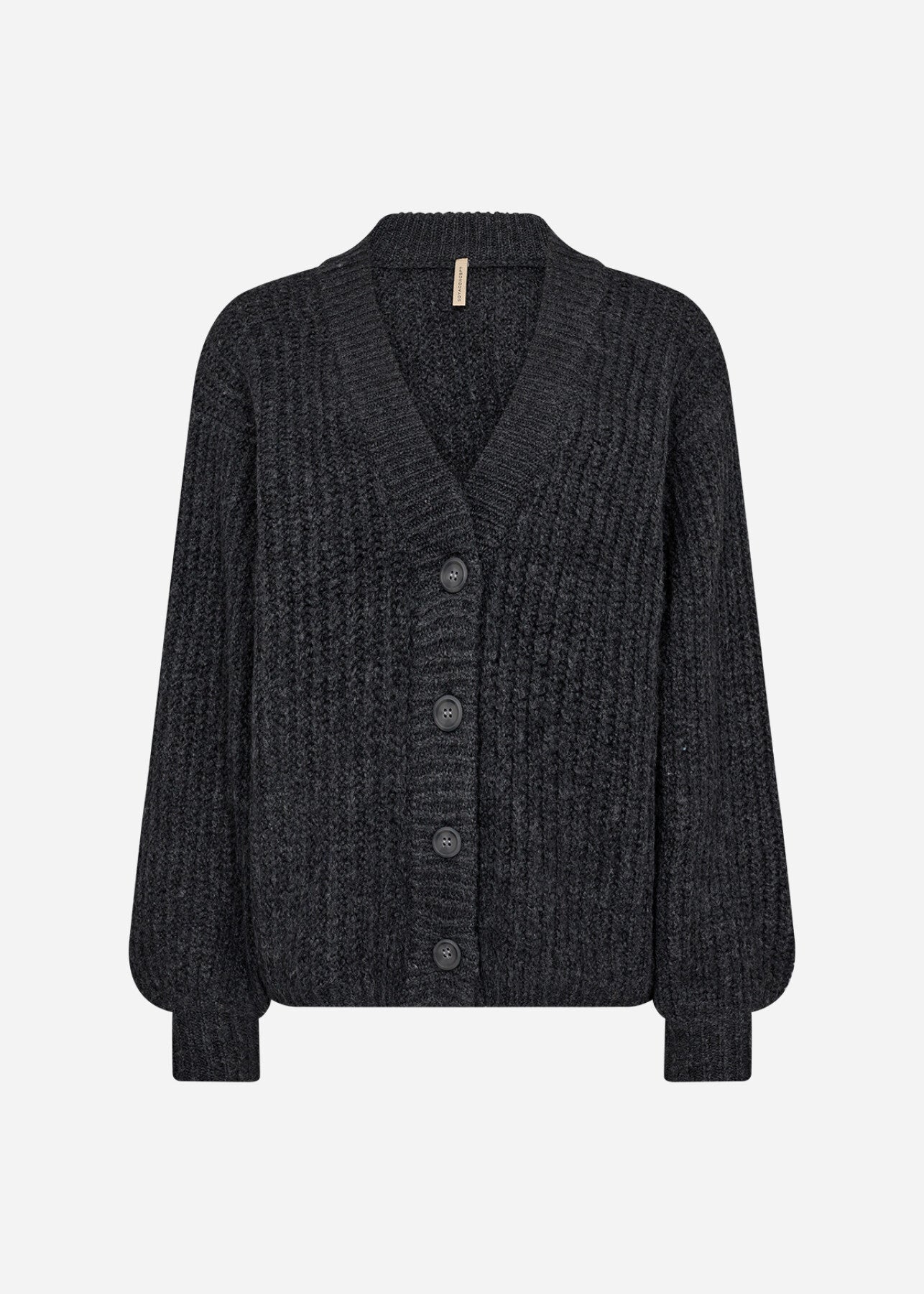 SC-GUNNA 8 Cardigan Dunkelgrau