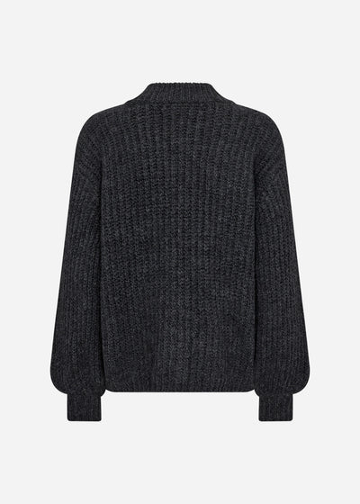 SC-GUNNA 8 Cardigan Dunkelgrau