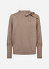 SC-NICOLINE 1 Pullover Dunkler Sand