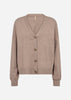 SC-NICOLINE 2 Cardigan Dunkler Sand