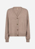 SC-NICOLINE 2 Cardigan Dunkler Sand