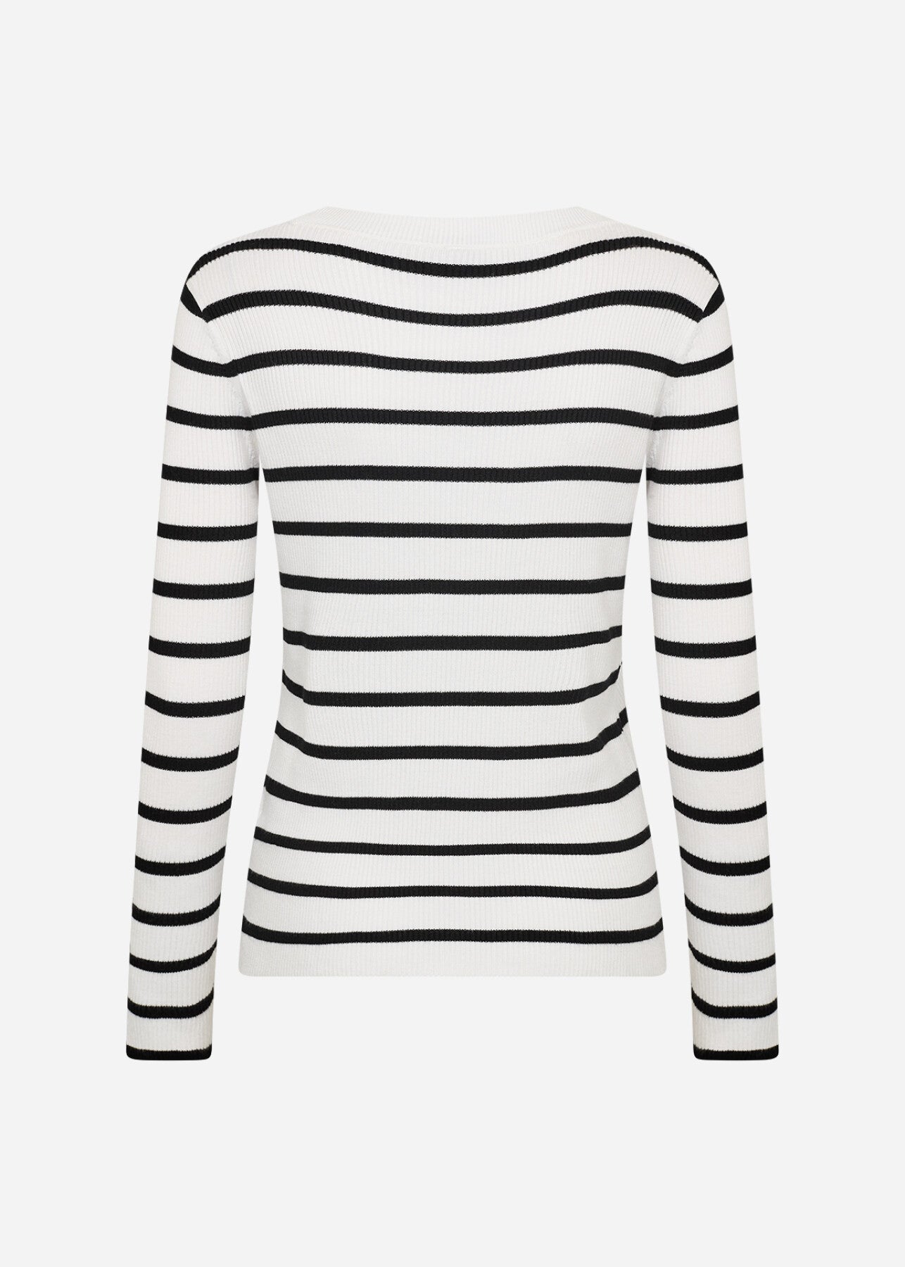 SC-DOLLIE STRIPE 777 Pullover Wollweiß