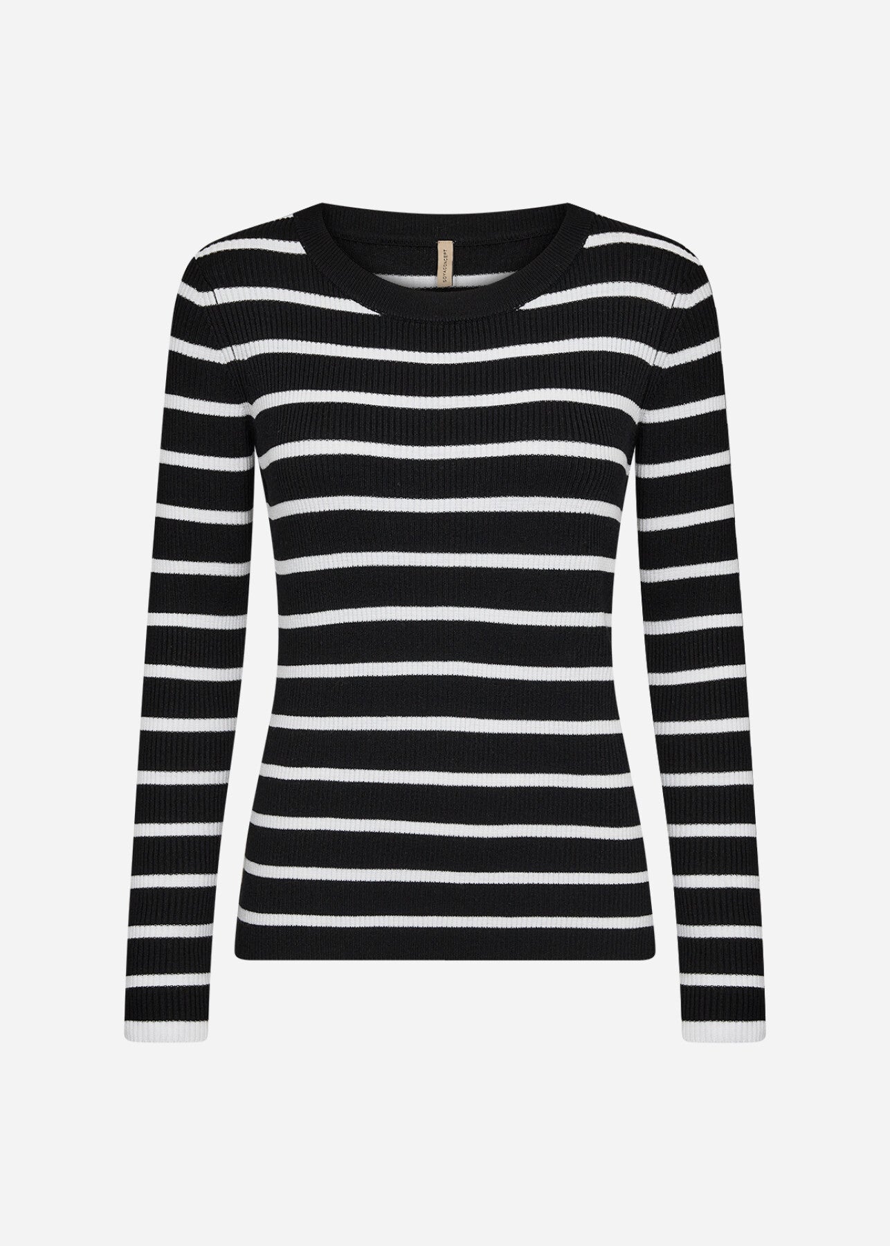 SC-DOLLIE STRIPE 777 Pullover Schwarz