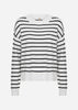 SC-DOLLIE STRIPE 780 Pullover Wollweiß