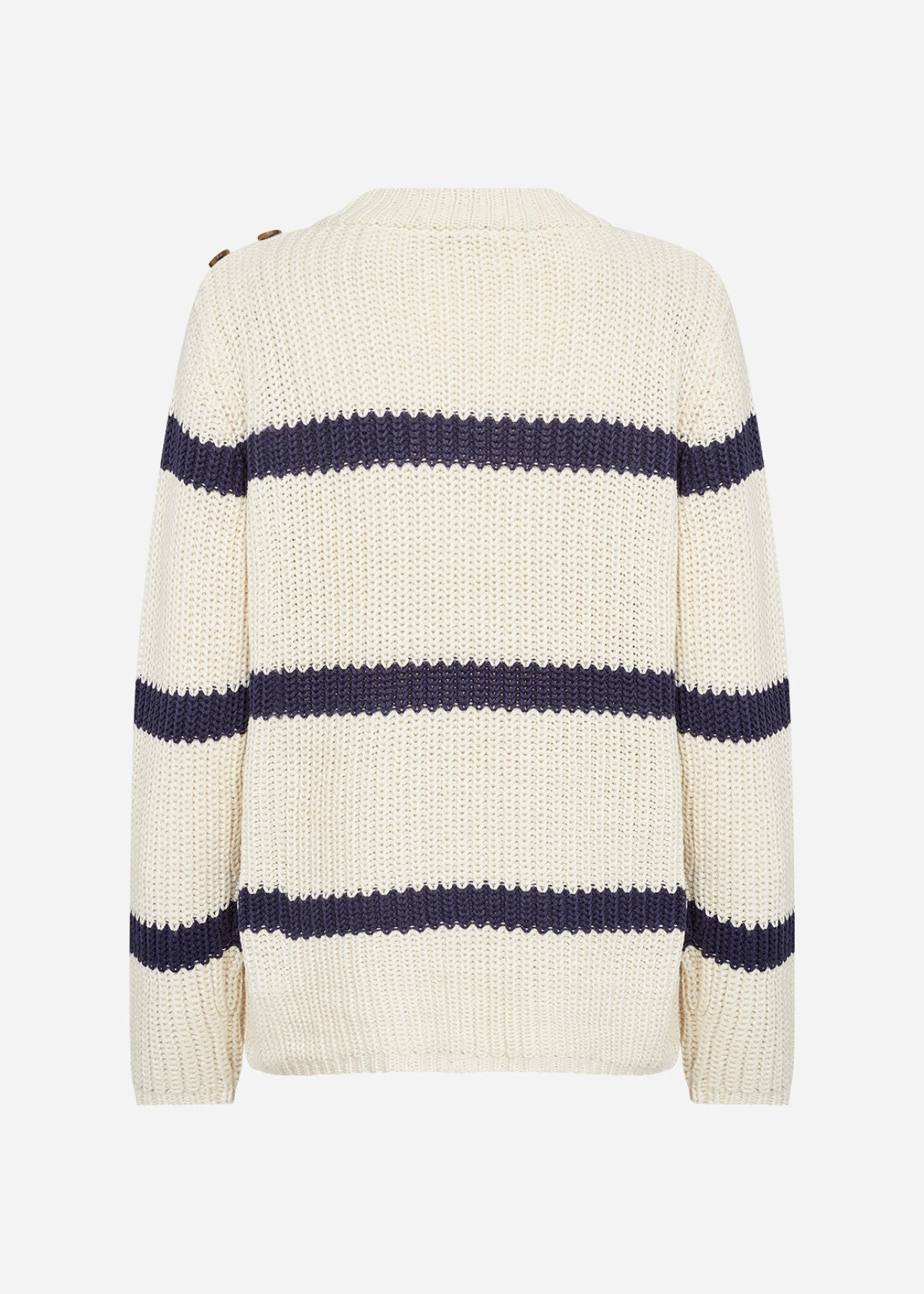 SC-REMONE STRIPE 32 Pullover Creme