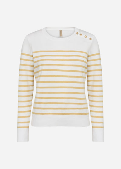 SC-DOLLIE STRIPE 783 Pullover Gelb