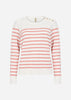 SC-DOLLIE STRIPE 783 Pullover Koralle