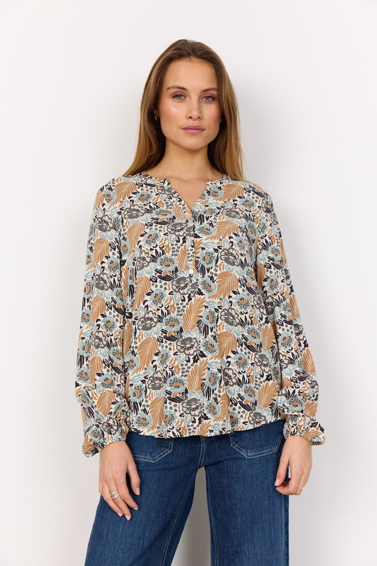 SC-PEARL 2 Bluse Staubiges Grün