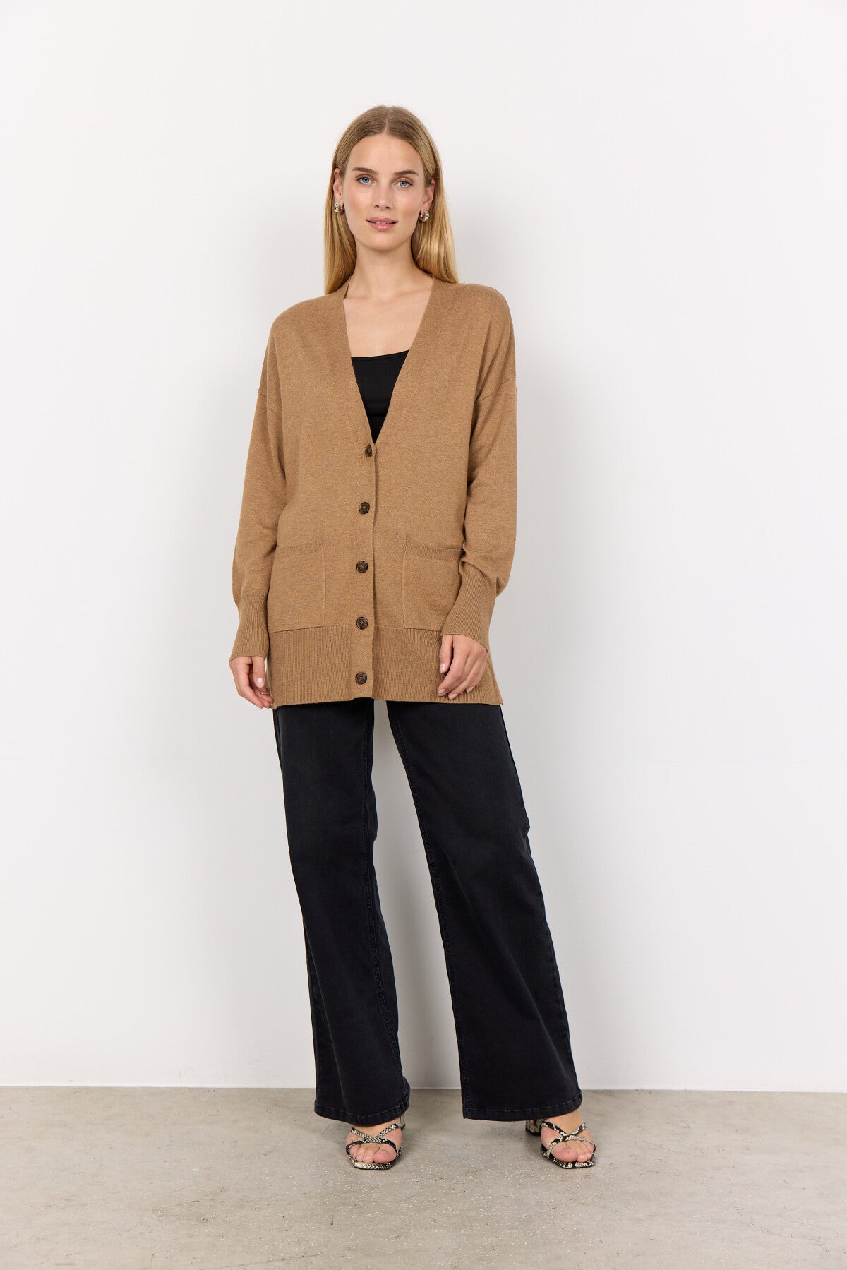 SC-DOLLIE 739 Cardigan Camel