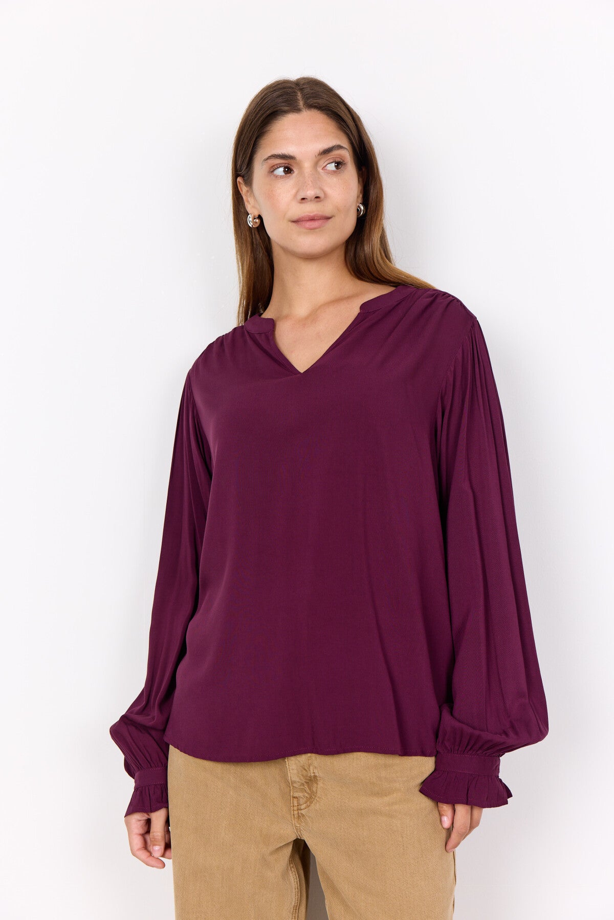 SC-RADIA 199 Bluse Bordeaux