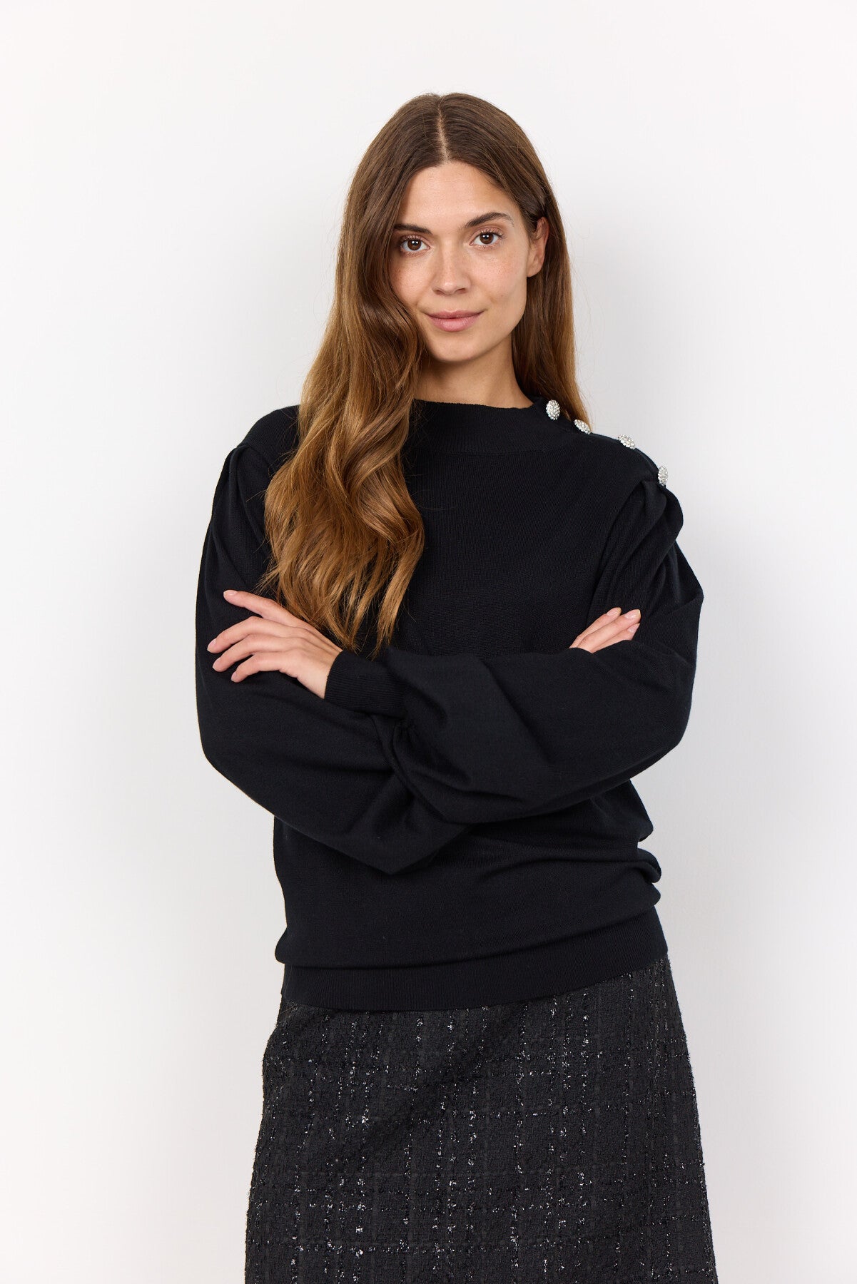 SC-DOLLIE 745 Pullover Schwarz