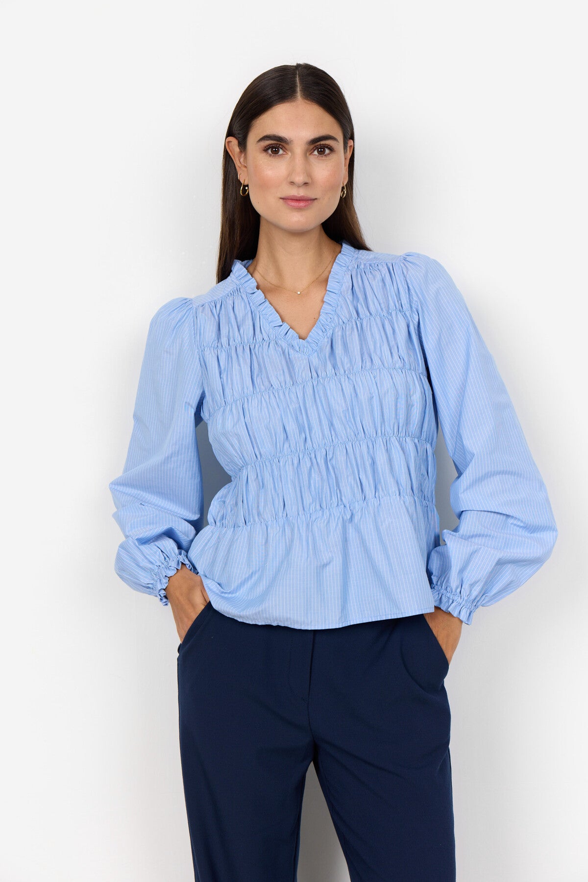 SC-ONARI 3 Bluse Hellblau