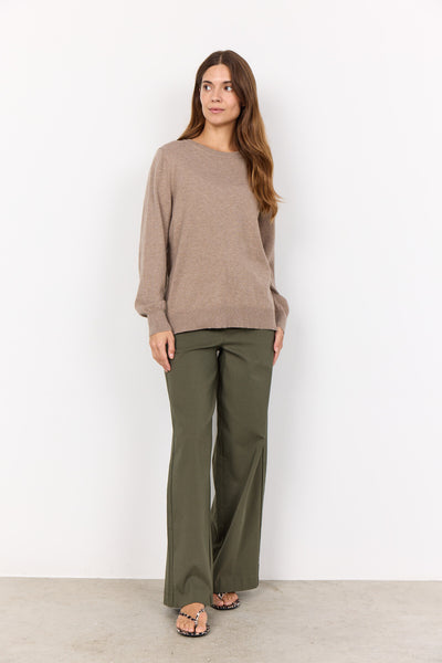 SC-NICOLINE 3 Pullover Dunkler Sand