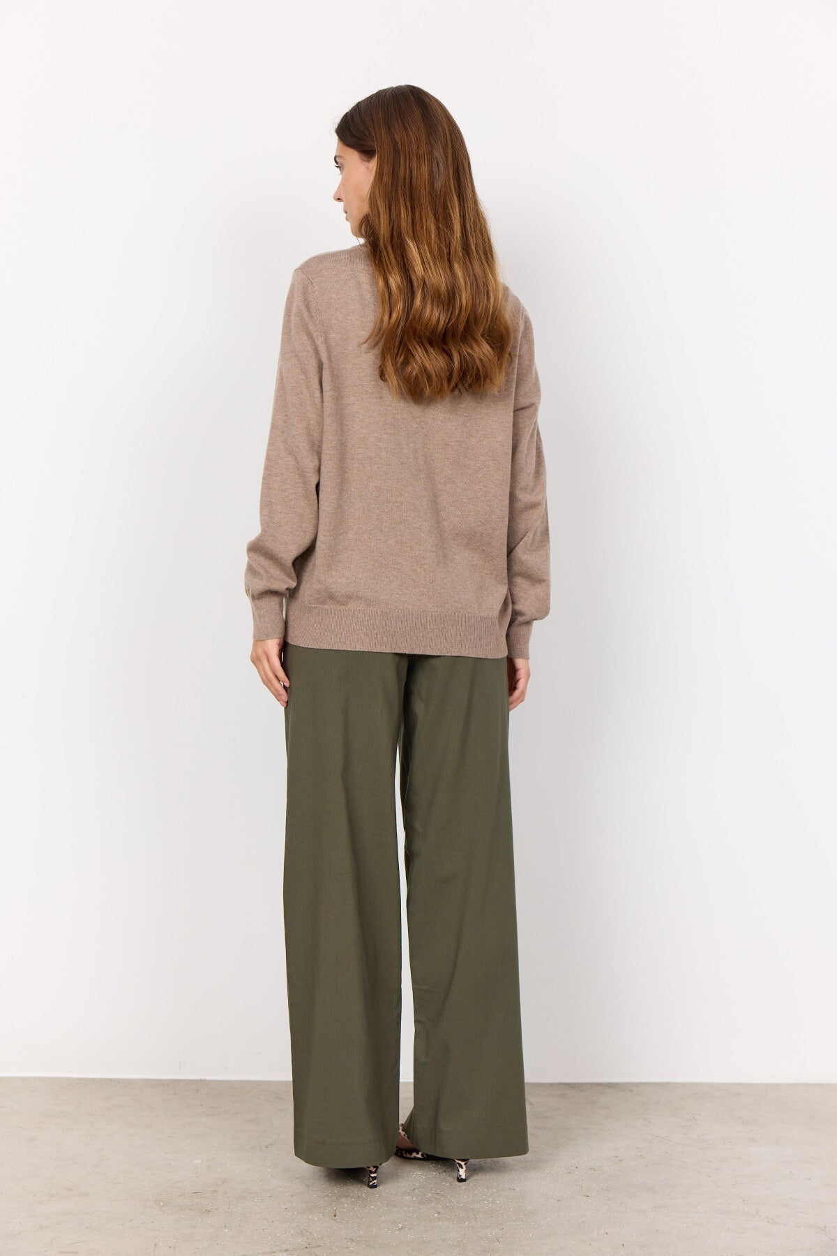 SC-NICOLINE 3 Pullover Dunkler Sand