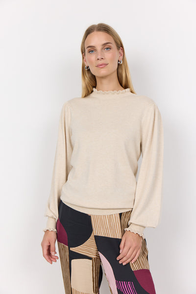 SC-DOLLIE 772 Pullover Creme