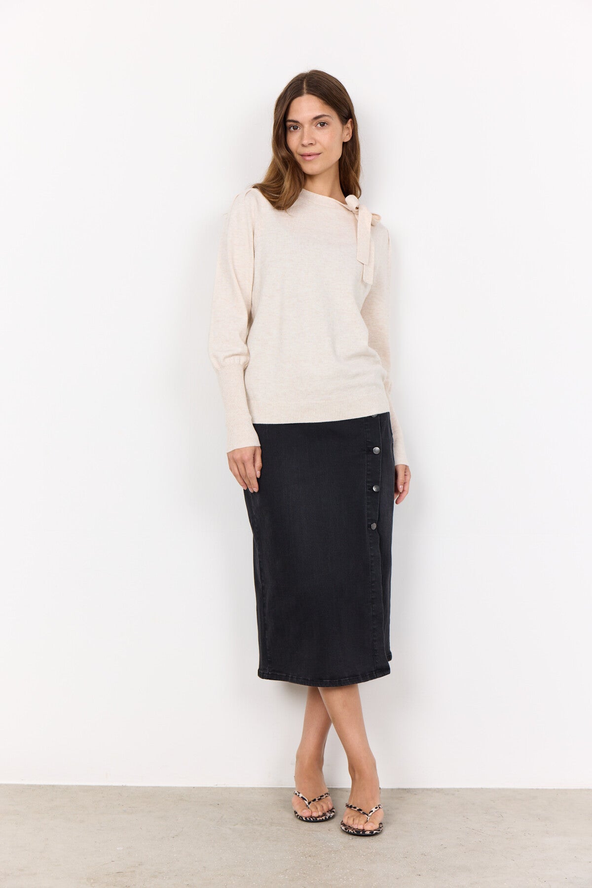 SC-NICOLINE 1 Pullover Creme