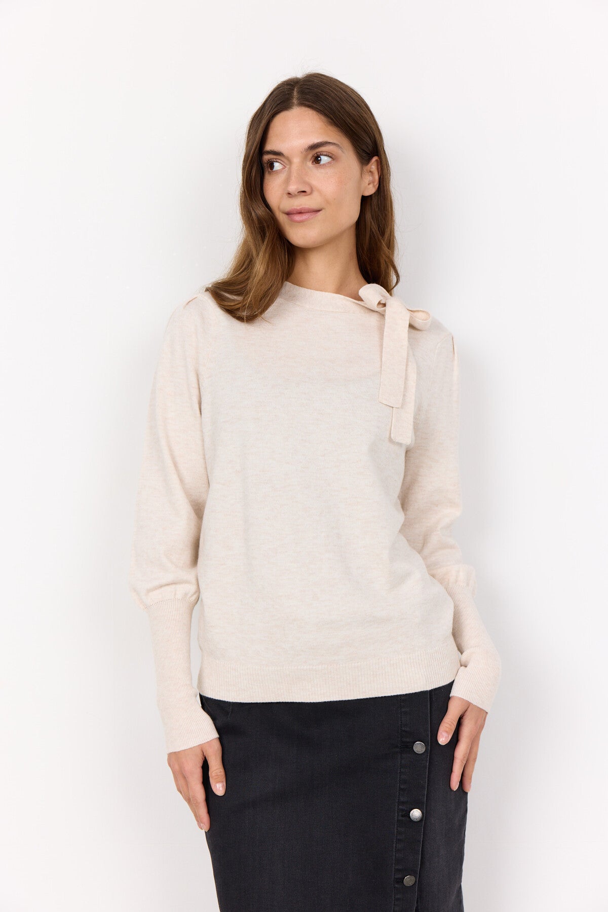 SC-NICOLINE 1 Pullover Creme