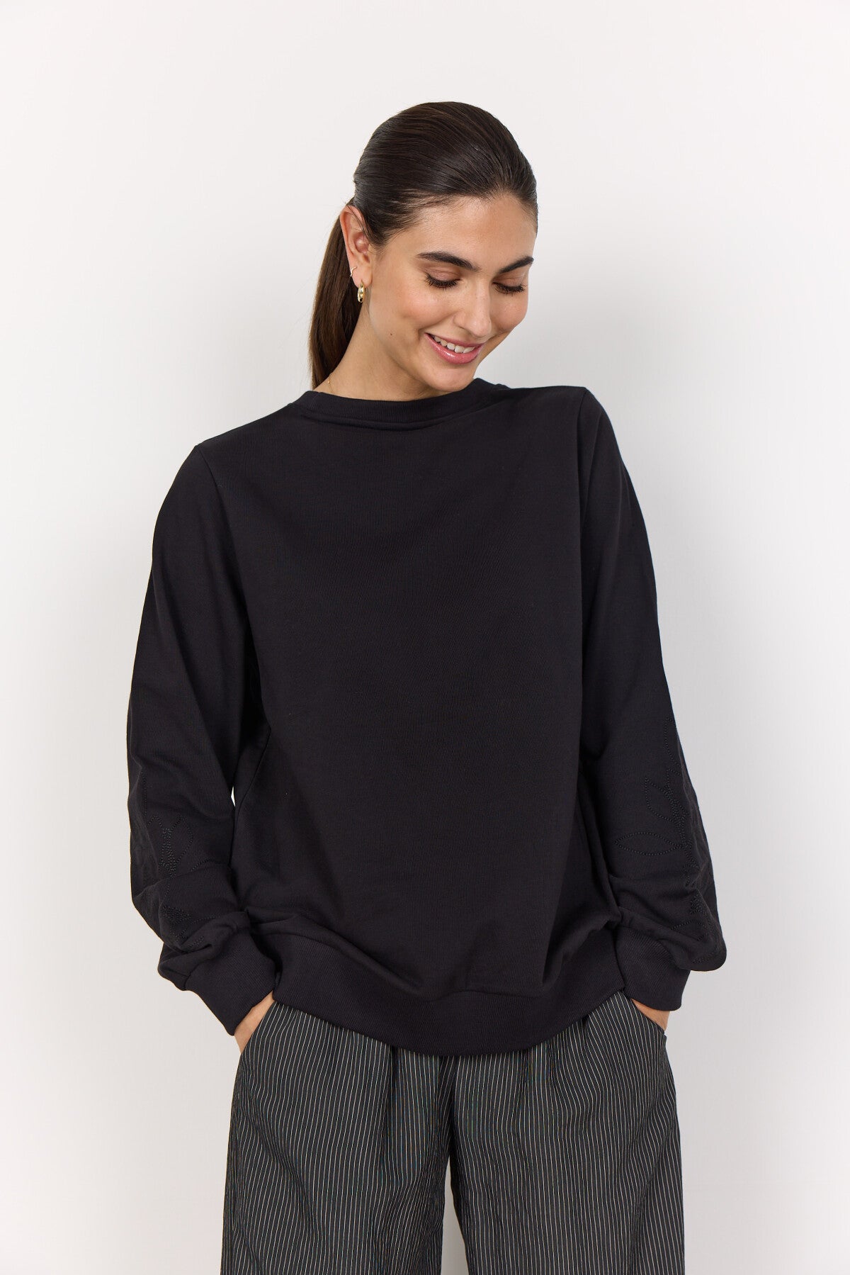 SC-ODETTE 5 Sweatshirt Schwarz