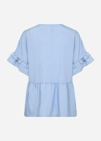 SC-POY 3 Bluse Hellblau